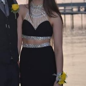 Floor length two piece